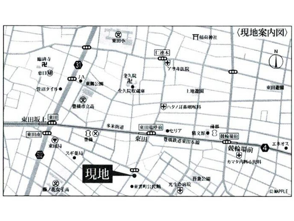 現地案内図