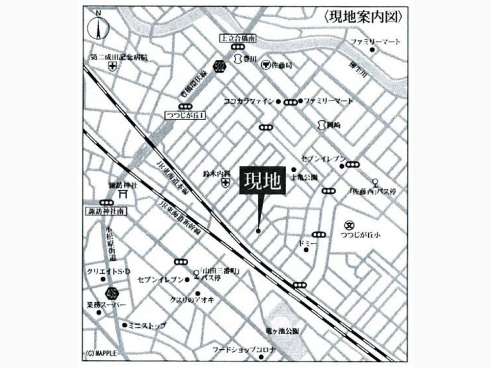 現地案内図